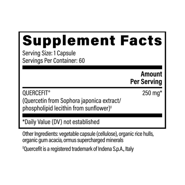 Plant Based Quercetin 60 Capsules