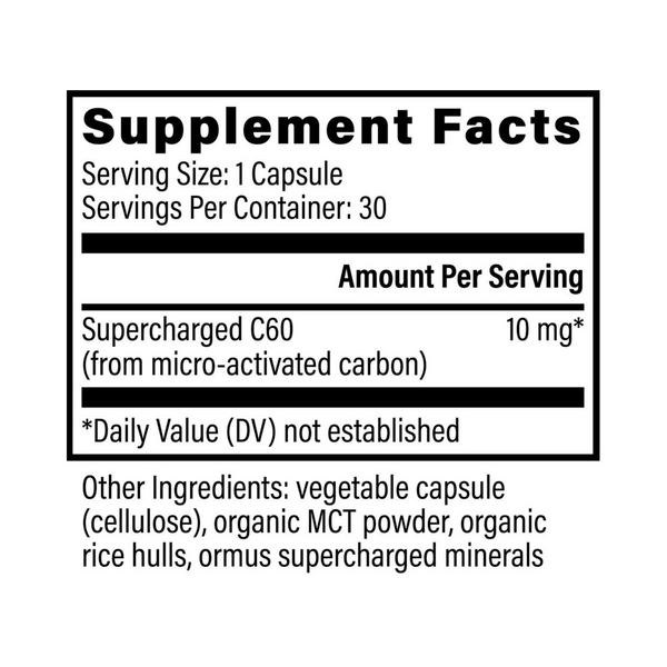 Supercharged C60 30 Capsules