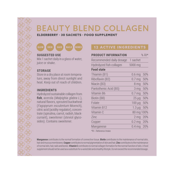 Plent Beauty Blend Collagen Gold Box, 30 Sachets