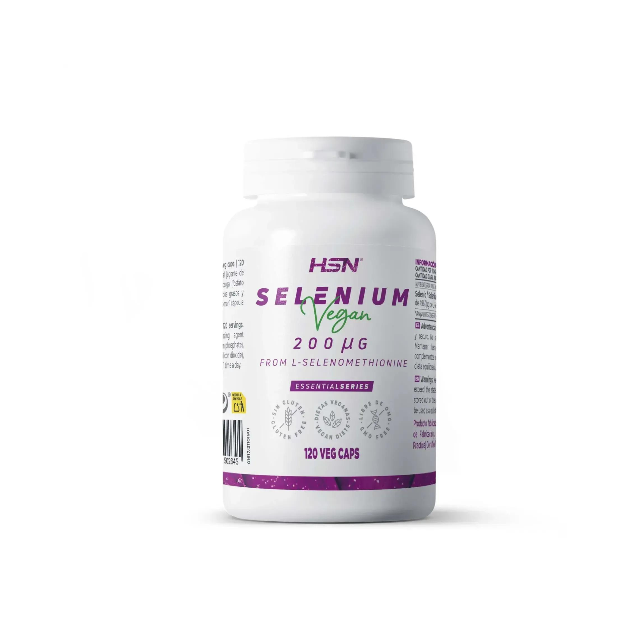 L-Selenomethionine (200MCG Selenium), 120 Veg Capsules