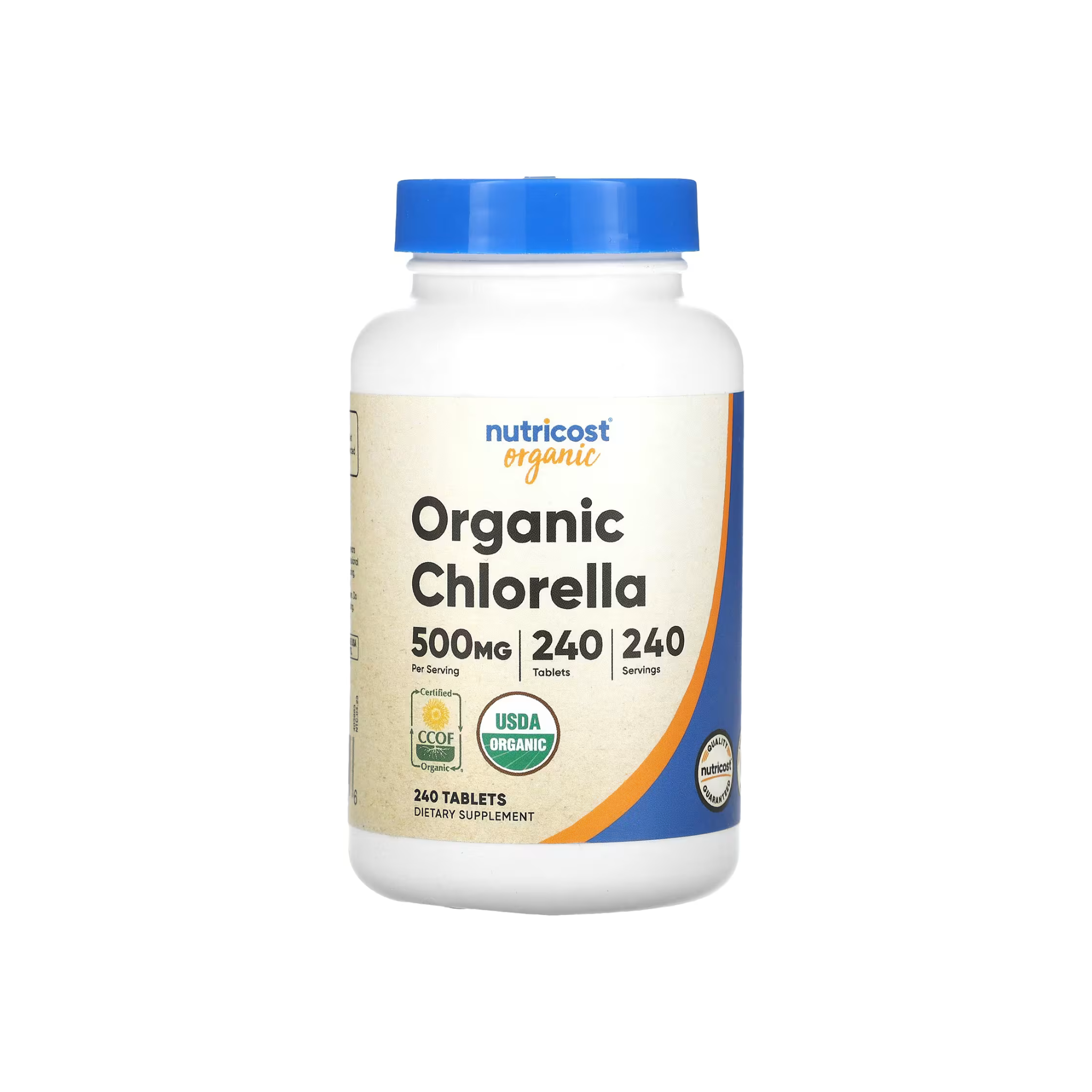 Organic Chlorella, 500mg, 240 Tablets