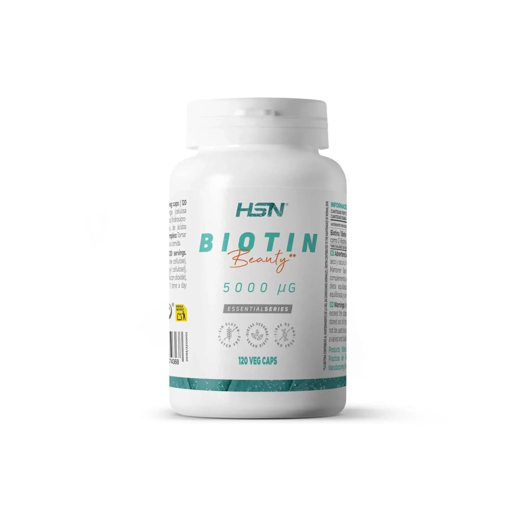 Biotin, 5000MCG, 120 Veggie Capsules