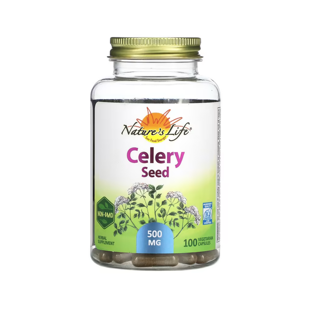 Celery Seed, 500 mg, 100 Vegetarian Capsules