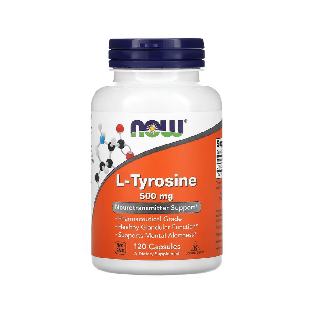 L-Tyrosine, 500 mg, 120 Capsules