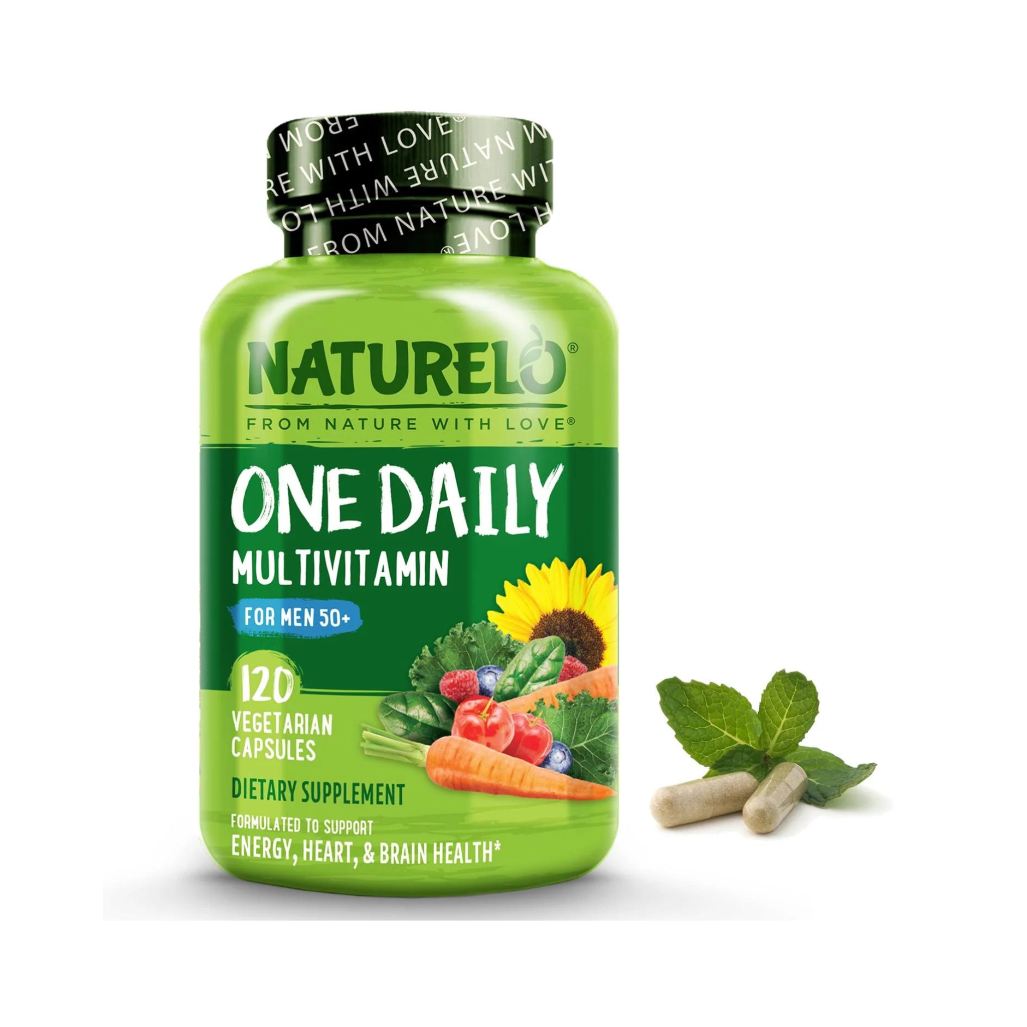 One Daily Multivitamin for Men 50+, 60 Vegetarian Capsules