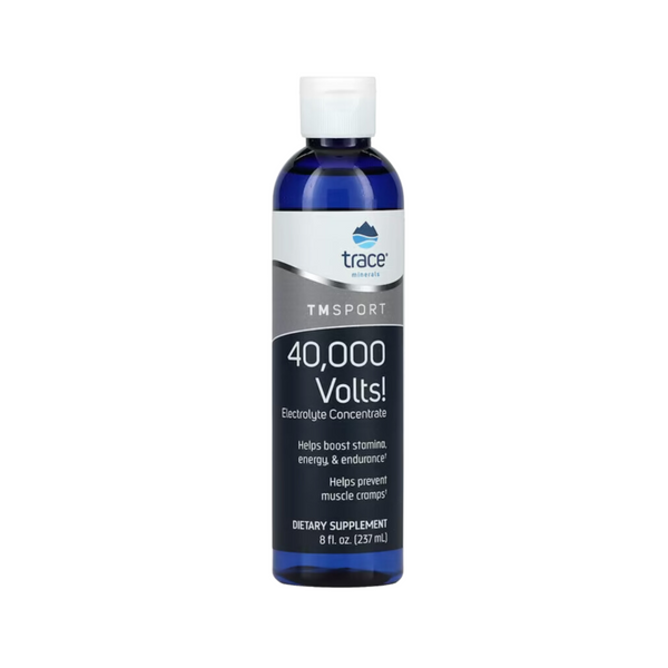 Trace Minerals Sport, 40,000 Volts, Electrolyte Concentrate, 8 fl oz (237 ml)