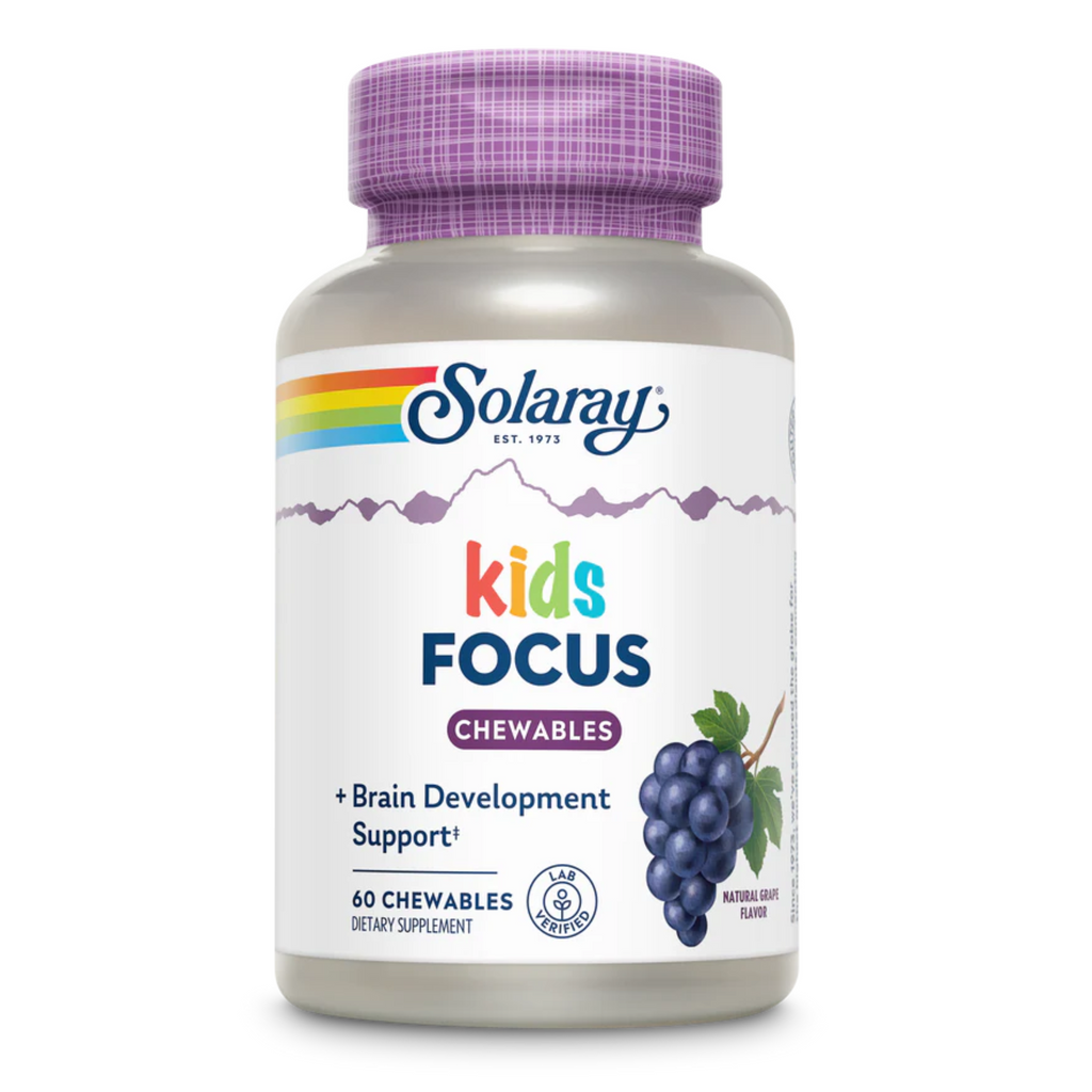 Kids Focus Chewables, Natural Grape, 60 Chewables