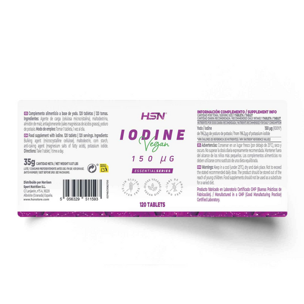 Iodine, 150mcg, 120 Tablets