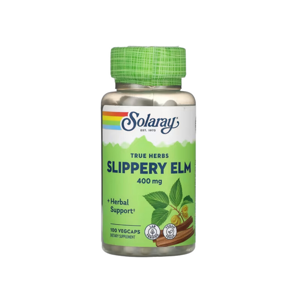 Slippery Elm 100 Veggie Capsules, 400mg