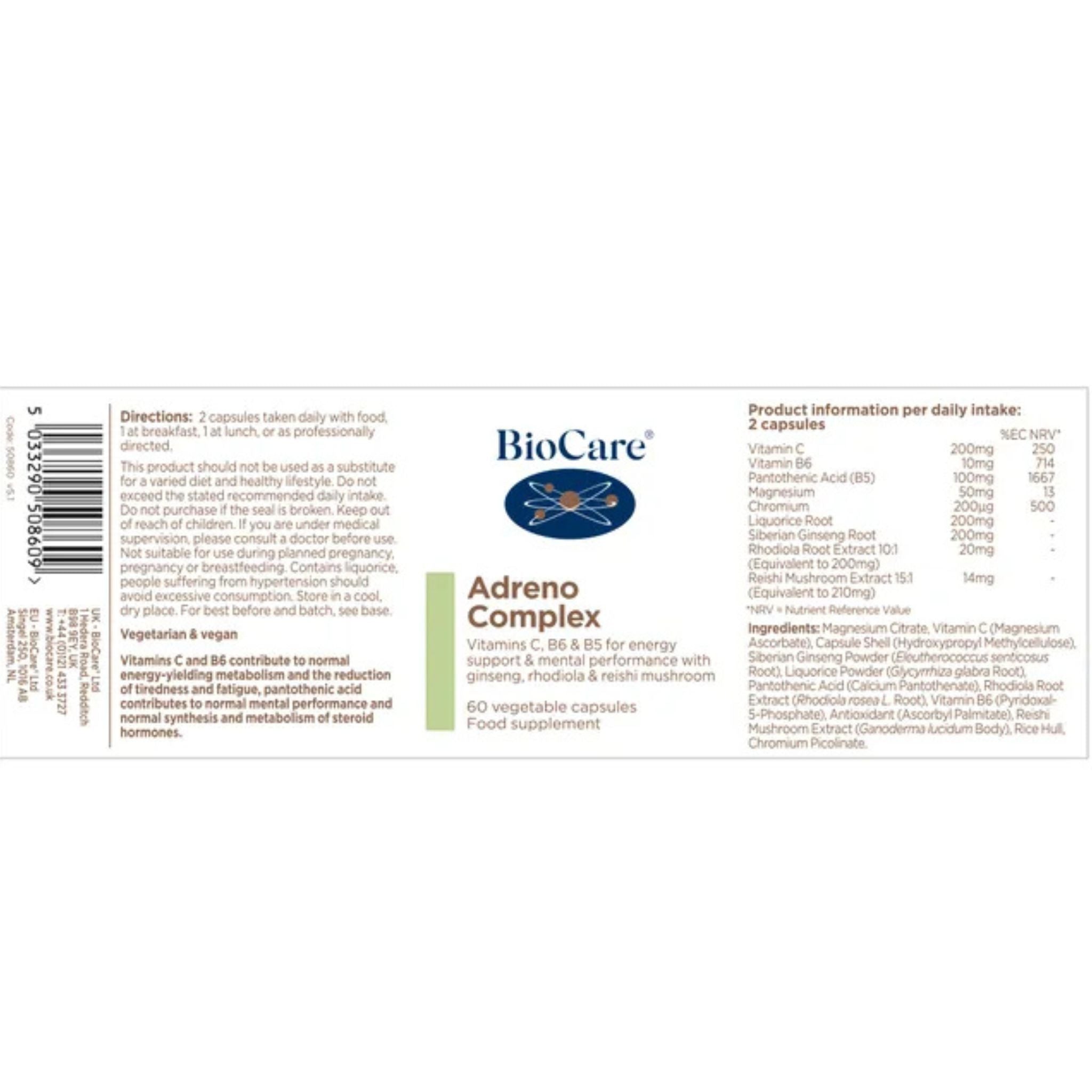 Adreno Complex, 60 Capsules - Image 2