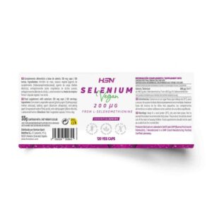 L-Selenomethionine (200MCG Selenium), 120 Veg Capsules