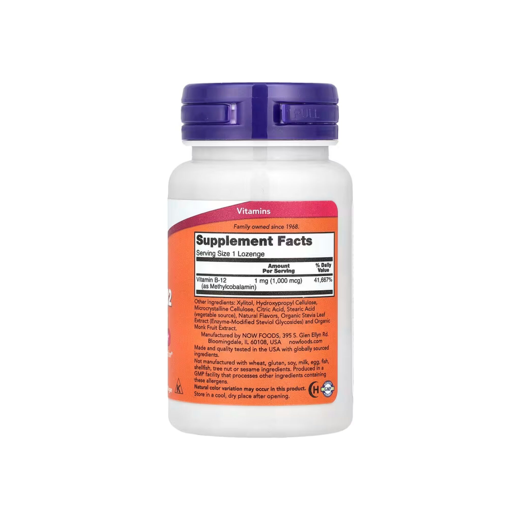 Methyl B-12, 1000mcg, 100 Lozenges - Image 2