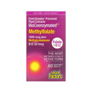 BioCoenzymated, Methylfolate, 1,000 mcg, 60 Quick Melt Tablets