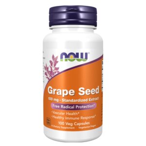 Grape Seed, Standardized Extract, 100mg, 100 veg capsules