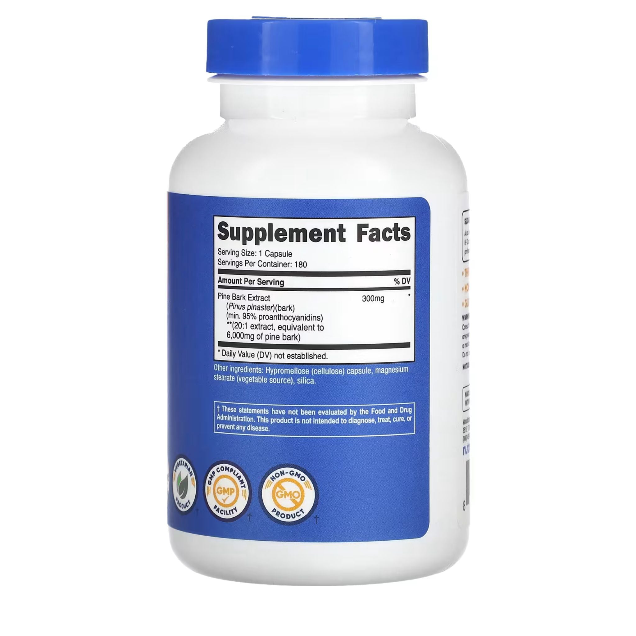 Pine Bark Extract, 6000mg, 180 Capsules - Image 2