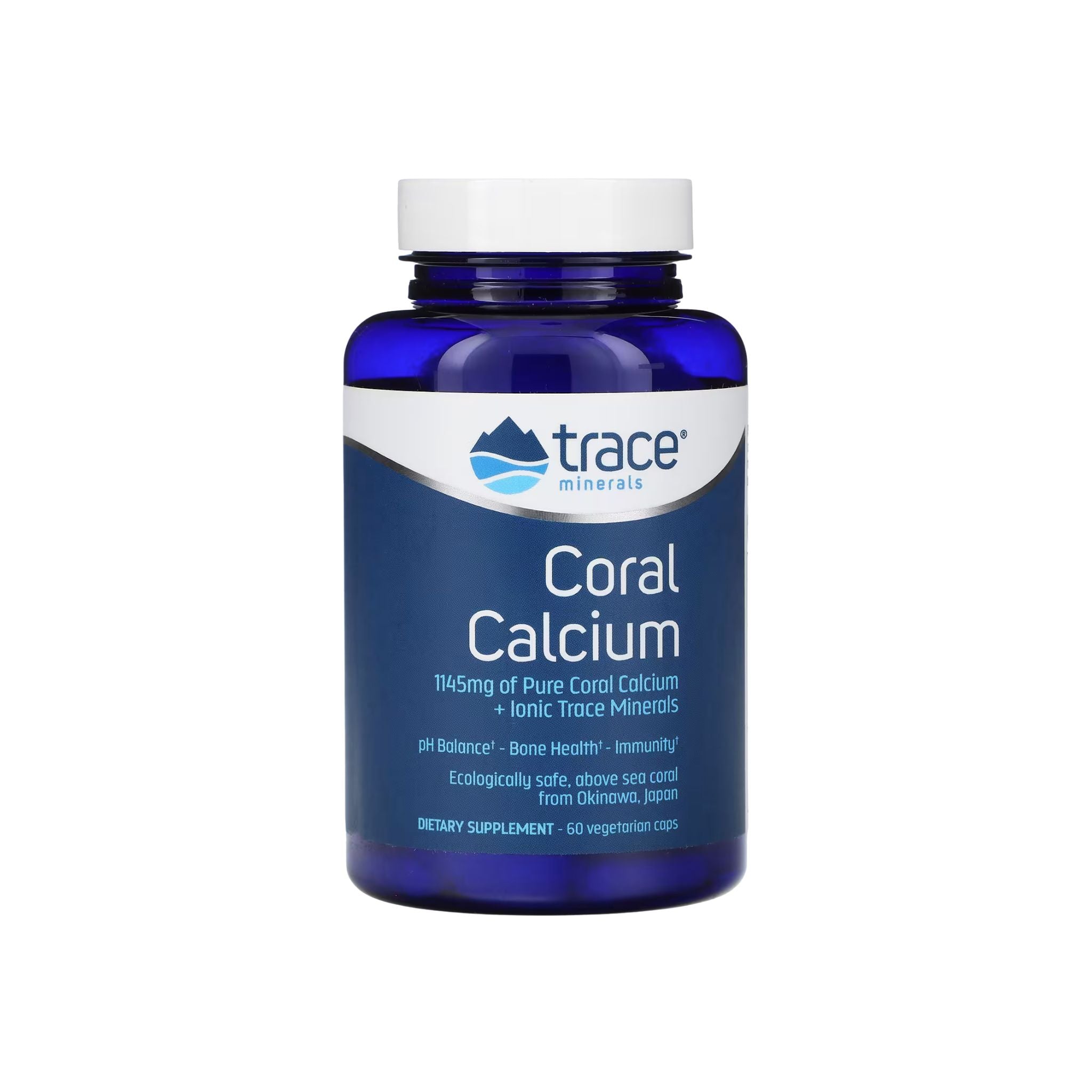 Coral Calcium + Iconic Trace Minerals, 60 Veg Capsules