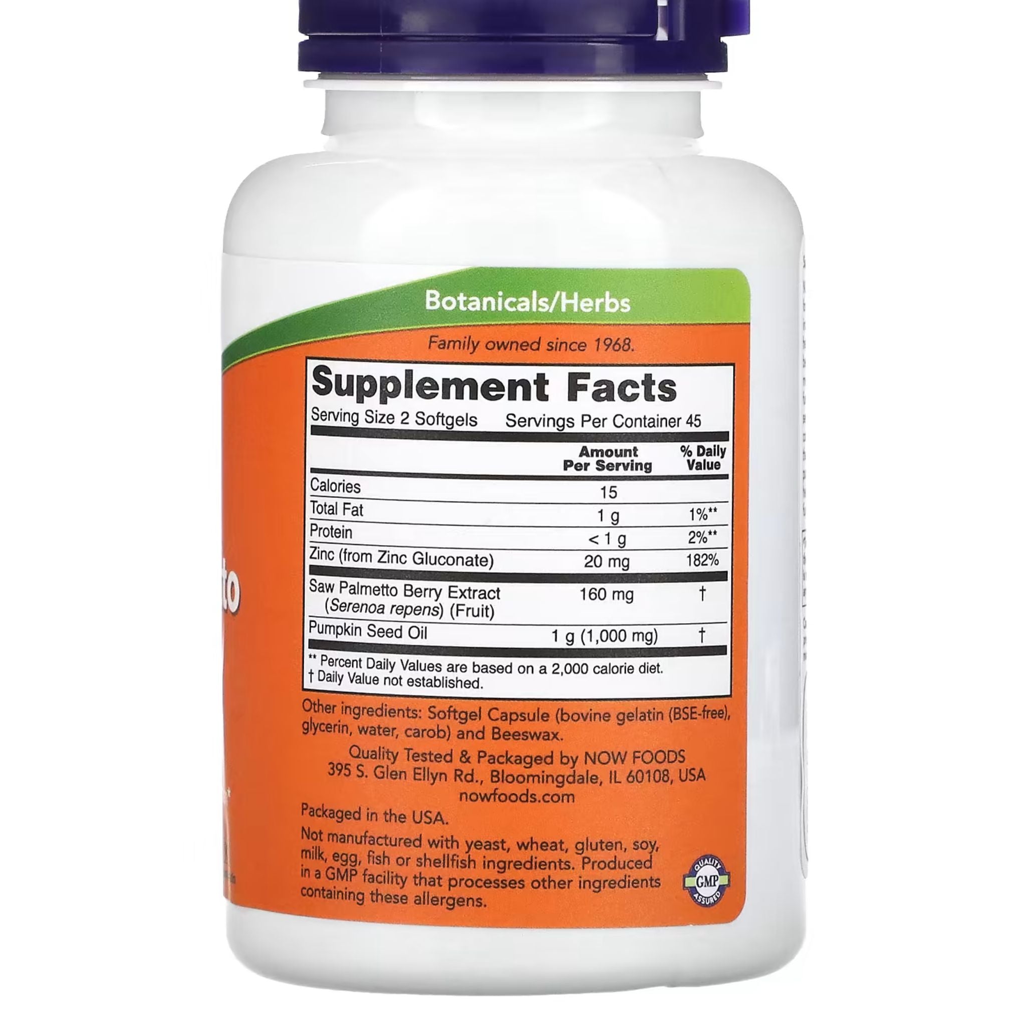 Saw Palmetto Extract, 90 Softgels - Image 2