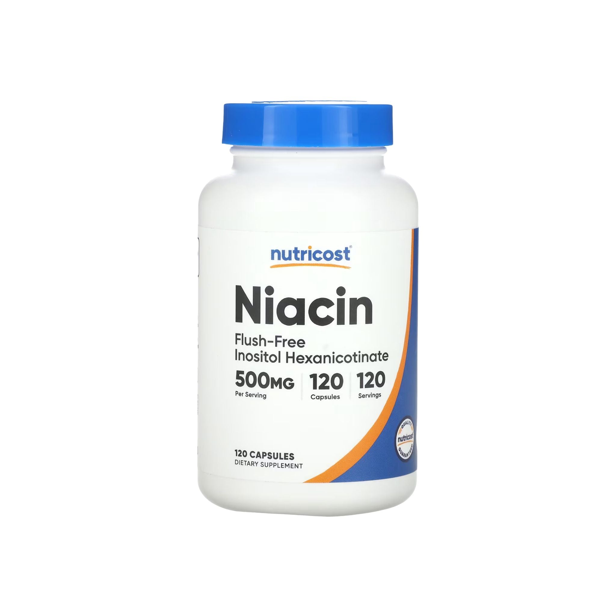 Niacin Flush-free, 500mg, 120 Capsules