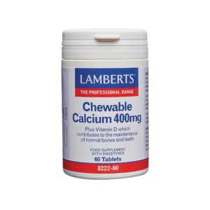 Chewable Calcium, 400mg, 60 Tablets