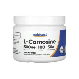 L-Carnosine, Unflavored, 1.8OZ (50G)