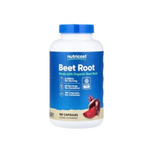 Beet Root, 180 Capsules, 800mg per capsule