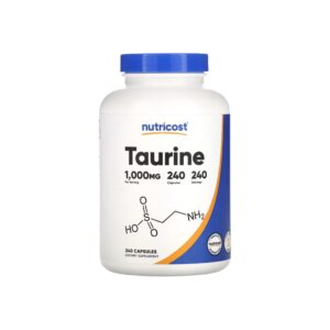 Taurine, 1000mg, 240 Capsules