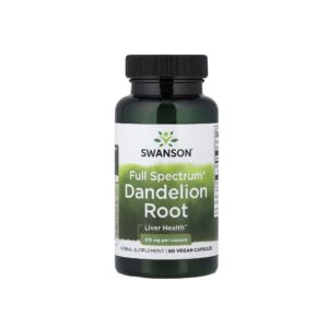 Full Spectrum Dandelion Root, 515MG, 60 Vegan Capsules