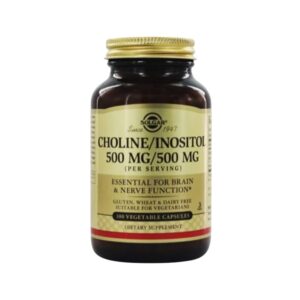 Choline and Inositol 500mg 100 Capsules