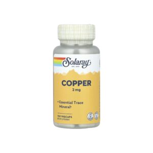 Copper, 2 mg, 100 Vegetable Capsules
