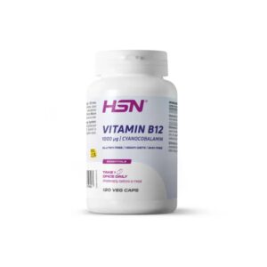 Vitamin B12 (Cyanocobalamin) 1000mcg, 120 Veggie Capsules