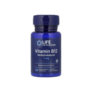Vitamin B12 (Methylcobalamin) 1 mg, 60 Vegetarian Lozenges