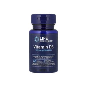 Vitamin D3 125 mcg (5,000 IU), 60 Softgels