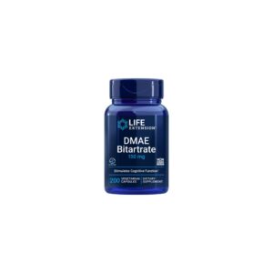 DMAE Bitartrate, 150MG, 200 Veg Capsules