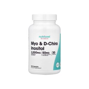 Myo & D-Chiro Inositol, 120 Capsules