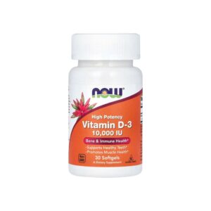 Vitamin D3, High Potency, 10000 IU, 30 Softgels