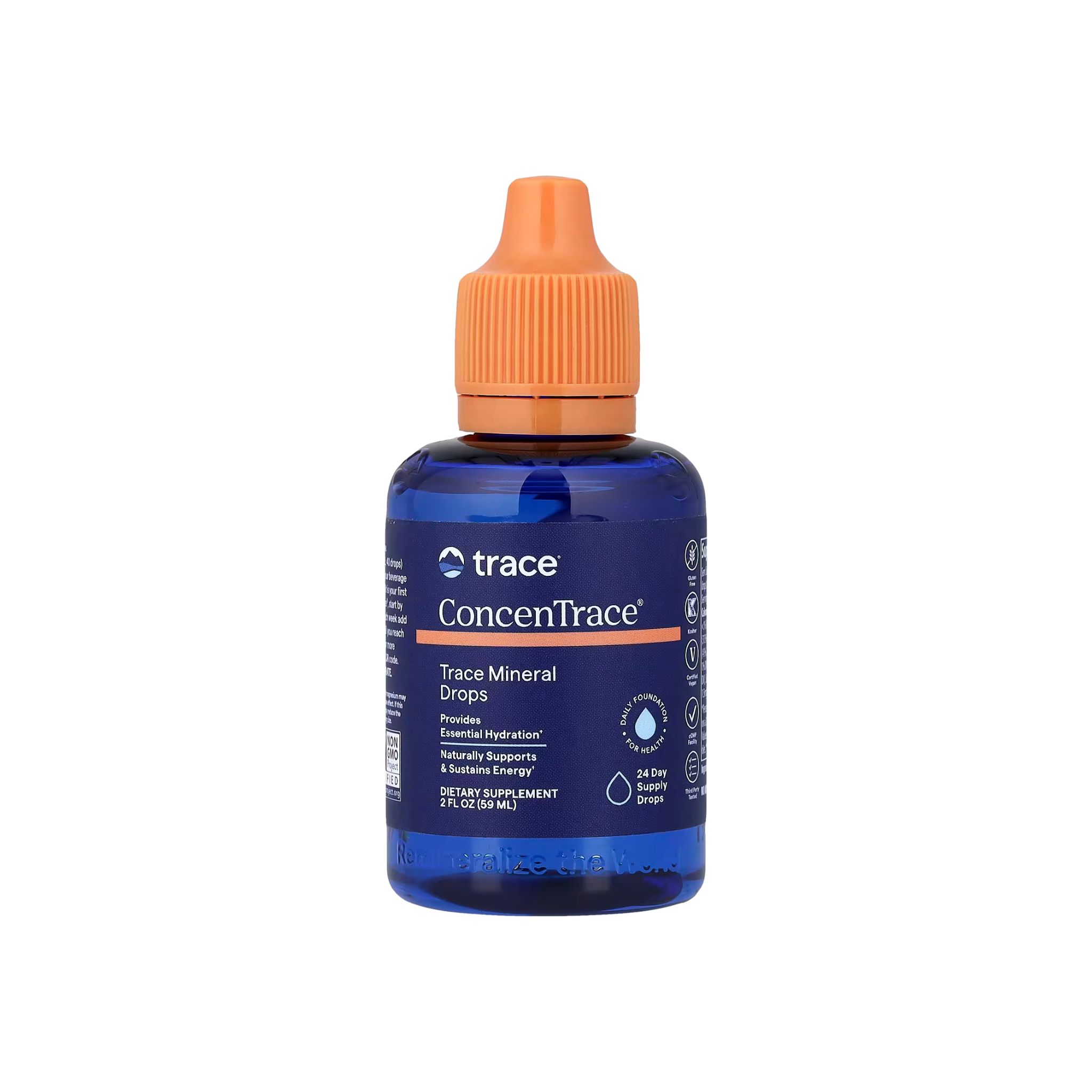 Trace Minerals, ConcenTrace®, Trace Mineral Drops, 2 fl oz (59 ml)