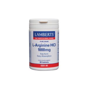 L-Arginine 1000mg, 90 Tablets