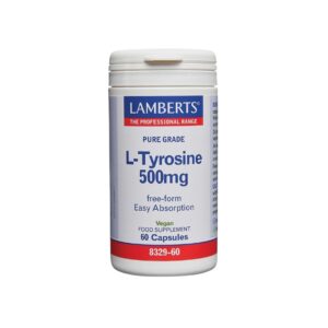L Tyrosine 500mg, 60 Capsules