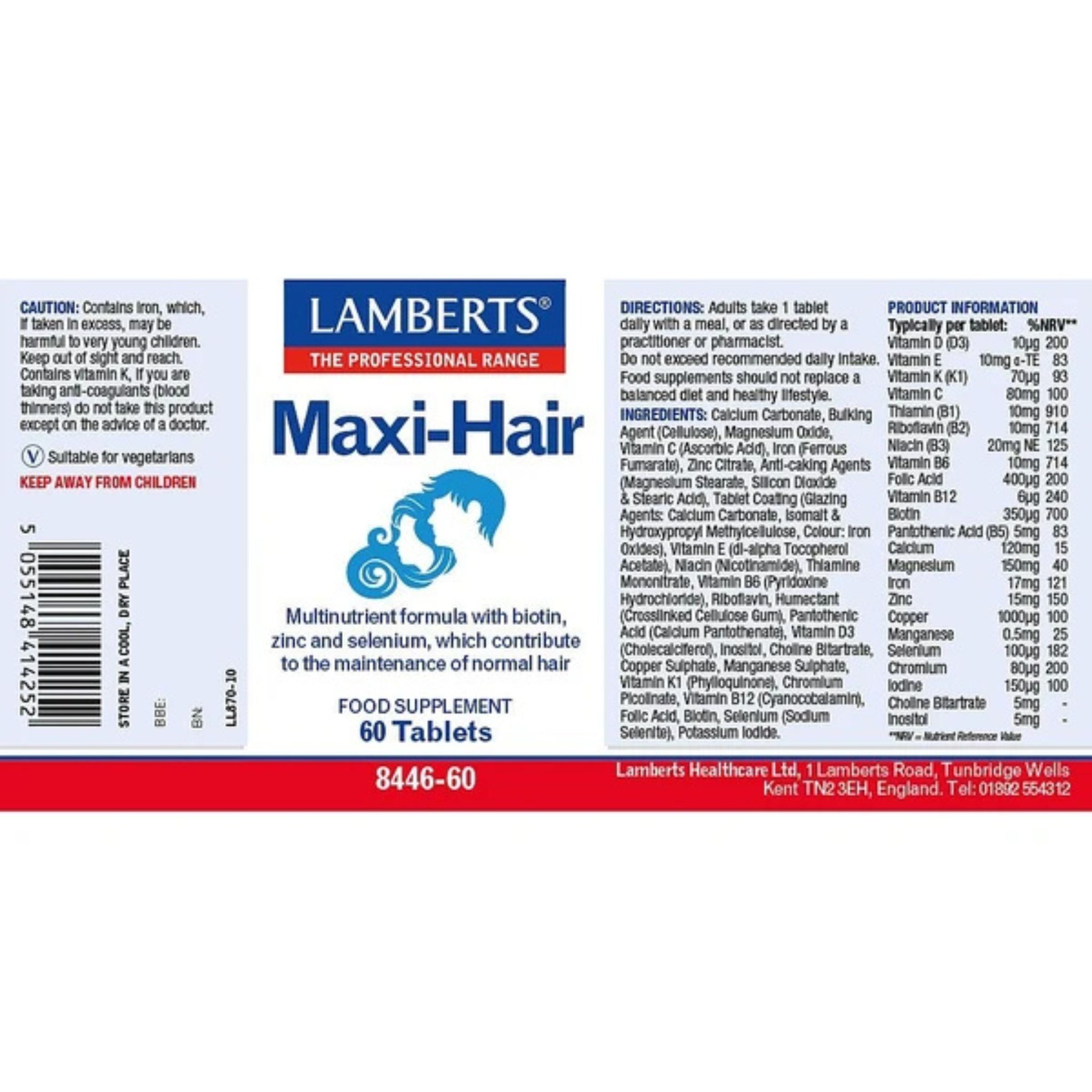 Maxi Hair, 60 Tablets - Image 2