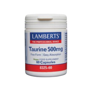 Taurine 500mg, 60 Capsules